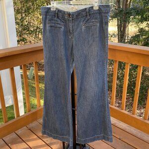 Vintage Y2K CAbi Wide leg Denim Trousers Style #183 Size 12